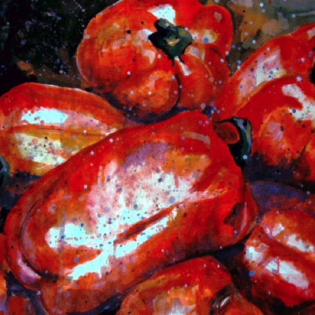 Red Peppers
18x24
FRAMED Red Peppers
18x24
FRAMED